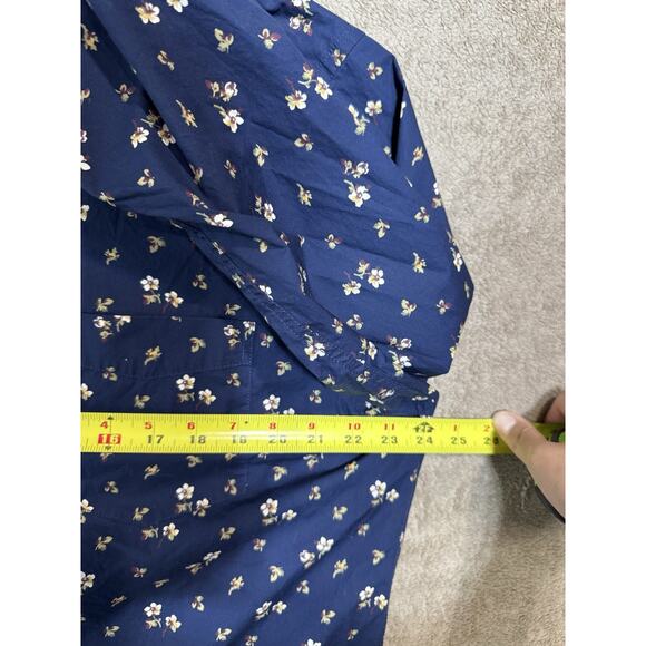 GAP Long Sleeves- Men's Button Down Shirt Floral Size XL Preppy - Picture 5 of 6